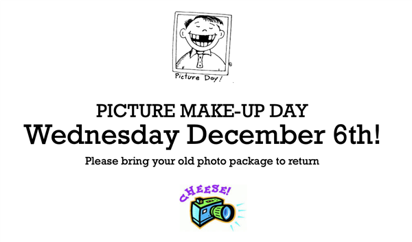  School Picture Retake Day!